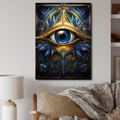 «Johnathen Symbols Eye of Horus», reproduction sur toile