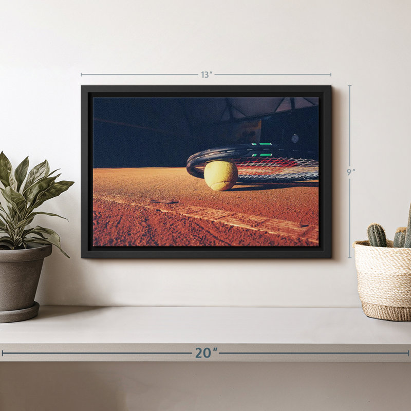 «Tennis Sport Wall Art», H 13 po x l 9 po
