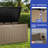 Edrosie Inc 63'' W 230 Gallons Water Resistant Resin Lockable Deck Box Storage Type in Brown-101377508-128126052