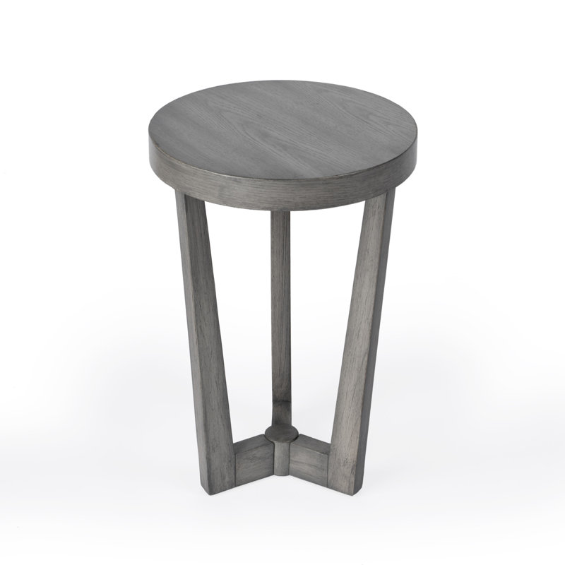 Table de bout ronde 24 po, Gris