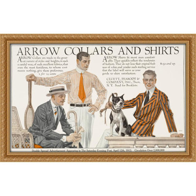 Arrow collars & shirts. Saturday evening post (1895 - 1917)