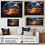 Ville de fleurs, paysages fantastiques sur toile-1191679830-1164160514
