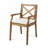 Outdoor Acacia Wood Patio Armchair,for Backyard, Poolside, Garden-958651354