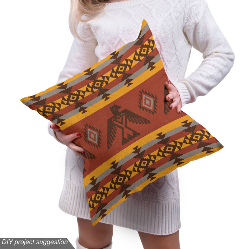 Tissu tribal, l 36 po x L 360 po