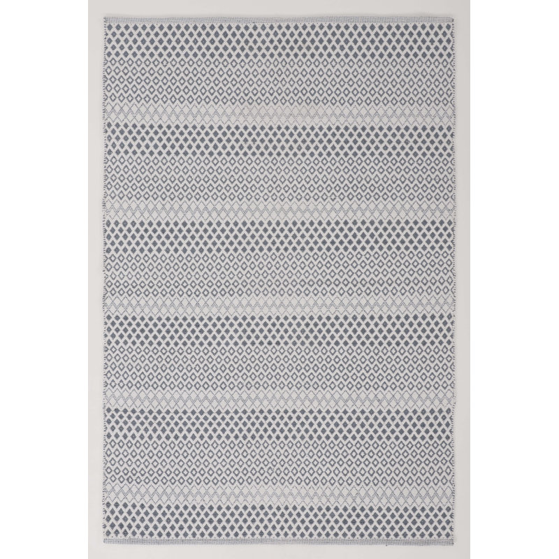 Kristian Cotton Geometric Indoor Rug, Rectangle 4' x 6'