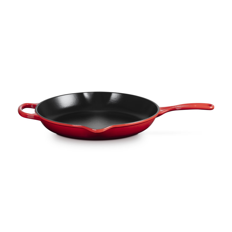 Le Creuset Enameled Cast Iron Skillet, Cerise