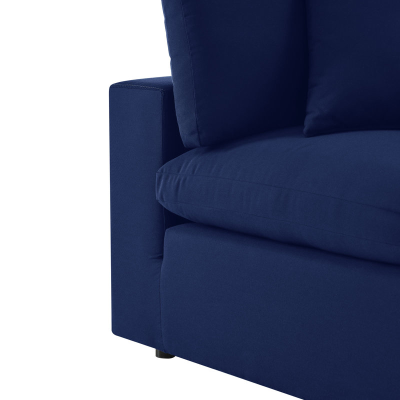 Modway Commix 5-Piece Sunbrella Outdoor Patio Sectional Sofa, Navy Sunbrella®