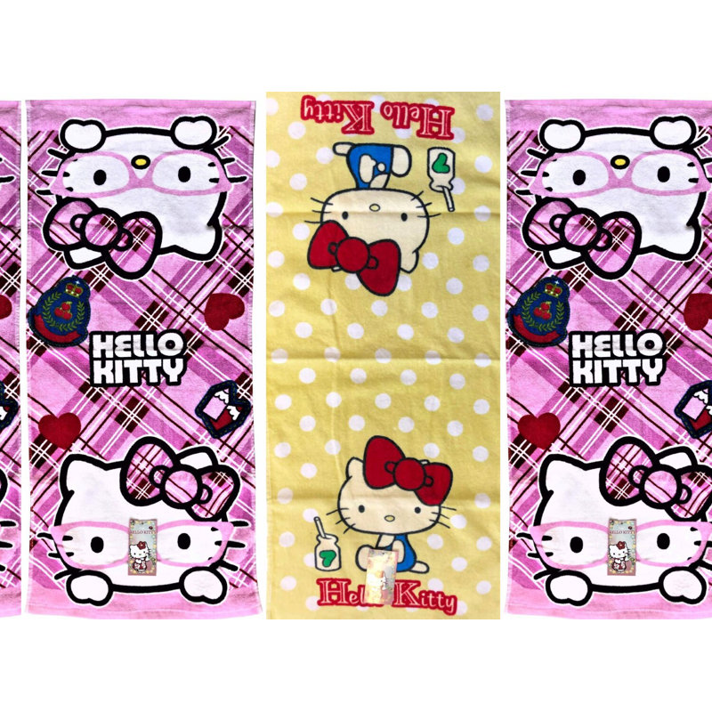 Hello Kitty Kids' Decorative Hand Towel Set - 3 Pack