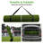 5x4ft Golf Hitting Mat, Dual Turf With Fairway & Rough, Portable Foldable Mat