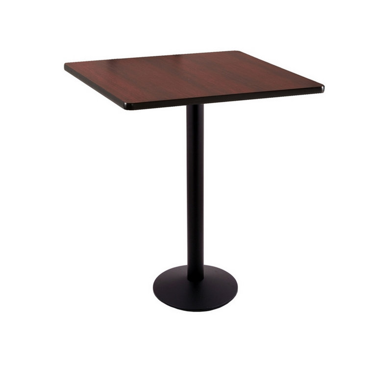 Table de salle à manger 30 po, Noir, Hauteur de la barre (hauteur de 42 po)