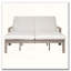 Double chaise longue d'extérieur avec dossiers réglables indépendants à 5 positions pour chaque siège-473047615