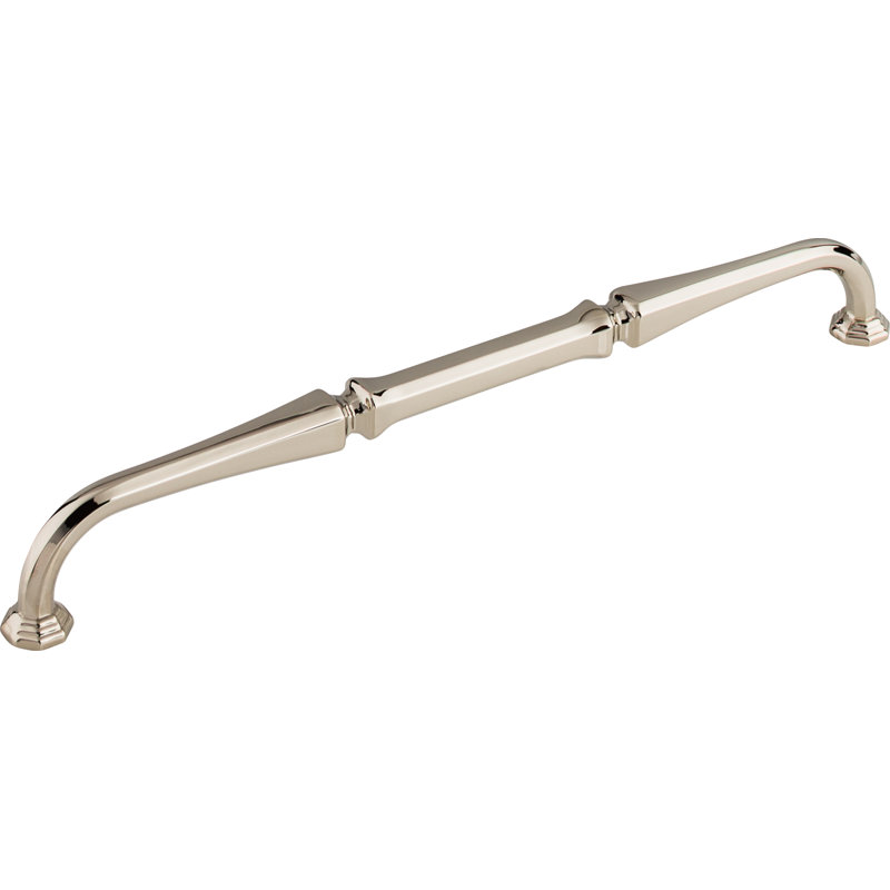 Chalet 9" Center to Center Bar pull, Polished Nickel