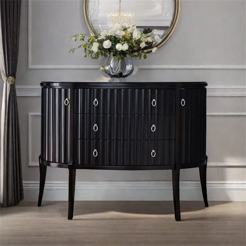 Light Luxury Entryway Storage Accent Cabinet