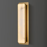 Mikinzie LED Wall Sconces Wallchiere Flush Mounted Sconces with Alabaster Shade