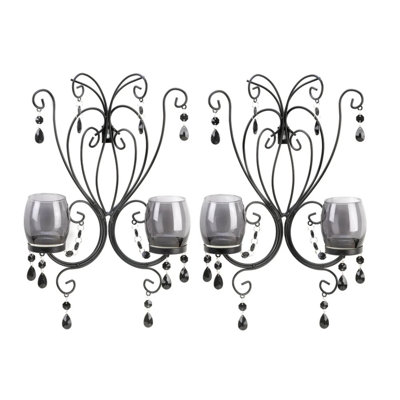 Ensemble de 2 appliques murales minuit Elegance