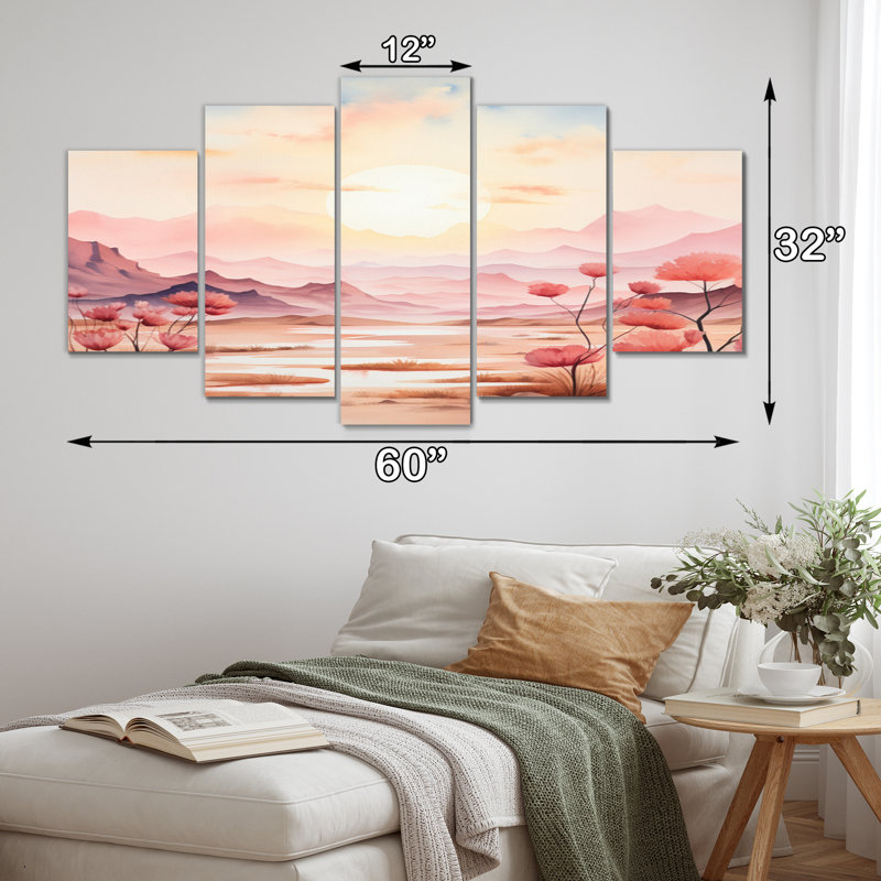 Ilyes - Countryside Wall Decor - 5 Panels
