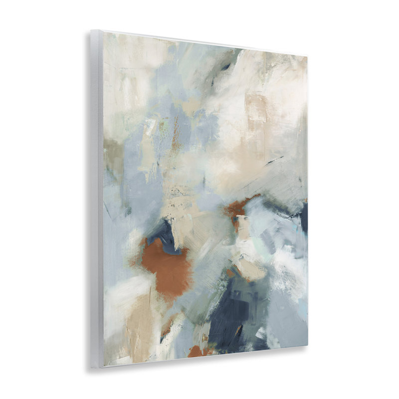 "Foggy Ombre Brush Strokes", art mural par Michele Gort