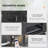 Outsunny 44.5'' W Charcoal Grill-119612990
