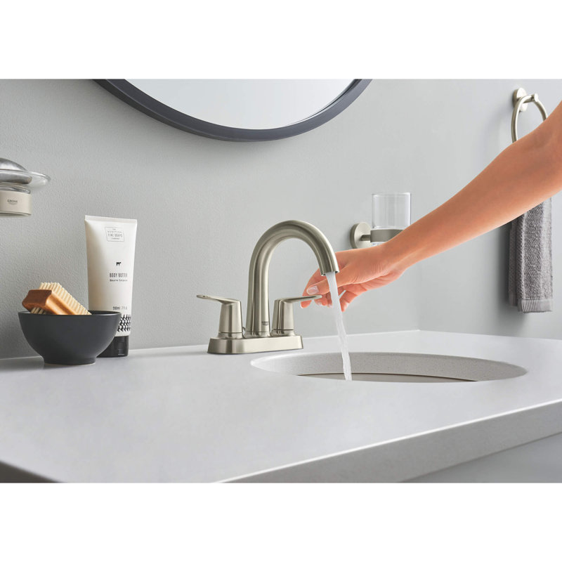 Essentials Tumbler Holder, Brushed Nickel Infinity
