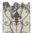 Wooden Arabesque Scroll White Wall Decor Set