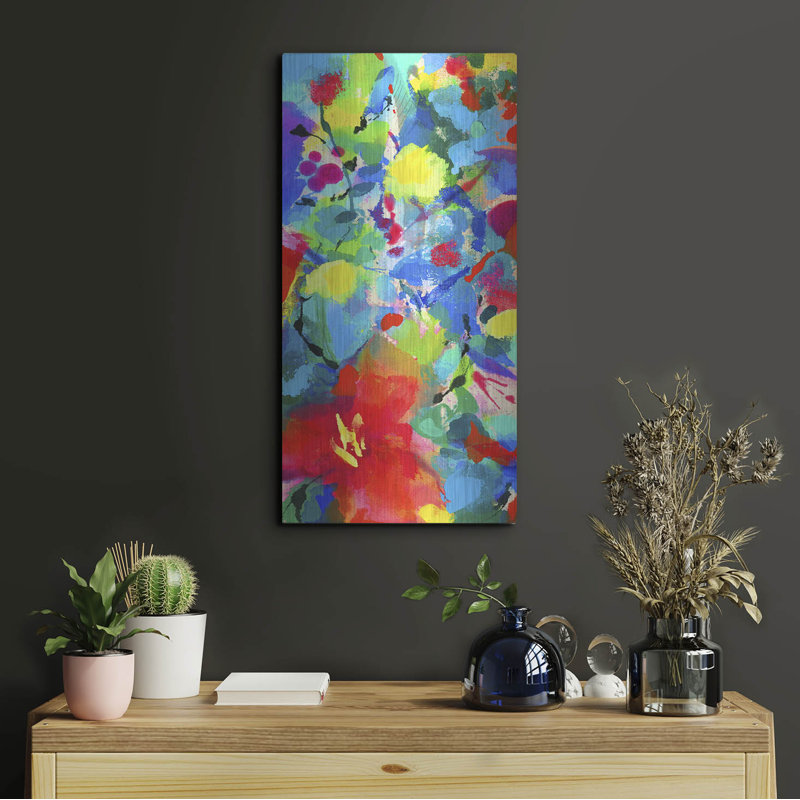 «Floral Symphony» par Wyanne, H 24 po x l 12 po
