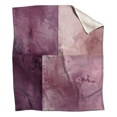 Couvertures abstraites à texture mauve