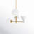 4 - Light Dimmable Modern Linear Chandelier-88144606-88144603