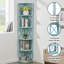 Bibliothèque de coin H 63,75 "x l 12" Darek-231230533