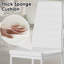 Ensemble de 4 chaises de salle à manger en similicuir blanc pour la cuisine, chaises d'appoint modernes avec structure en métal robuste-1524590783