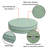 Decorative Indoor Outdoor Waterproof Round Cushion Cover, Patio Bar Stool UV Resistant Seat Cover-1431515577