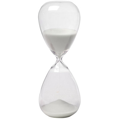 Herbst Glass Hourglass Decorative Object