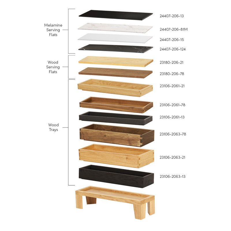 Cal-Mil Display Riser Buffet Accessory, Natural