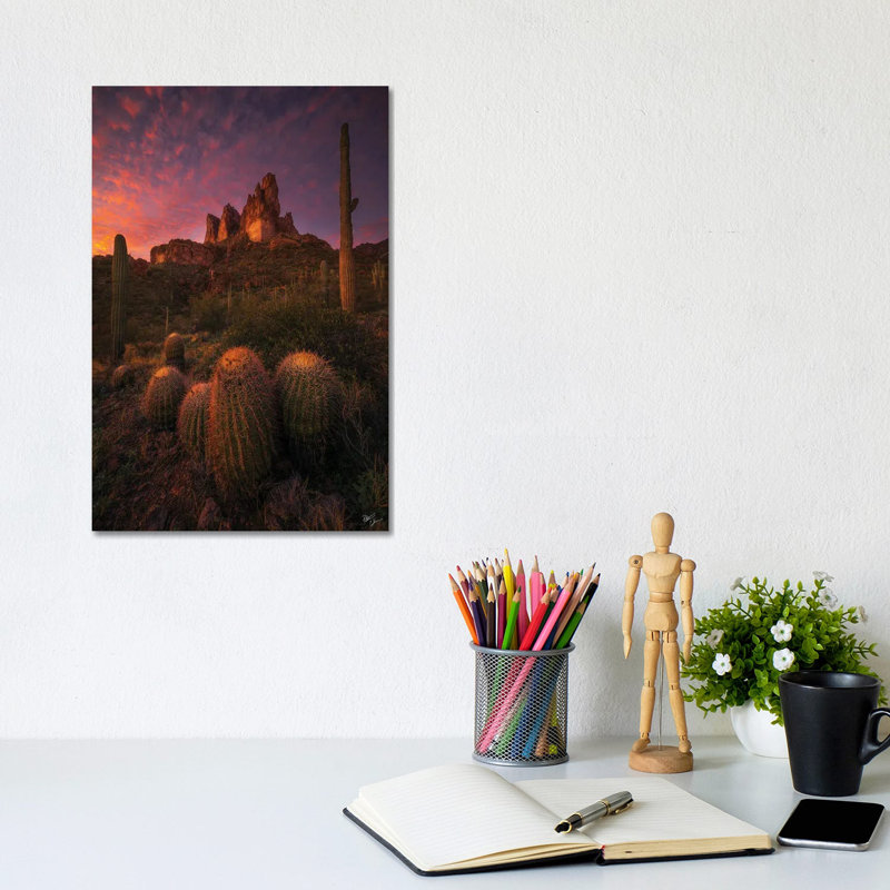 Family Gathering by Peter Coskun - Floater Frame Print on Canvas, Wrapped Canvas, 20.32 cm H x 30.48 cm W