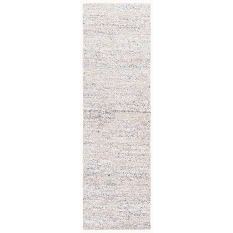 Pine Hand Tufted Performance No Pattern Rug, Runner 2'3" x 8'
