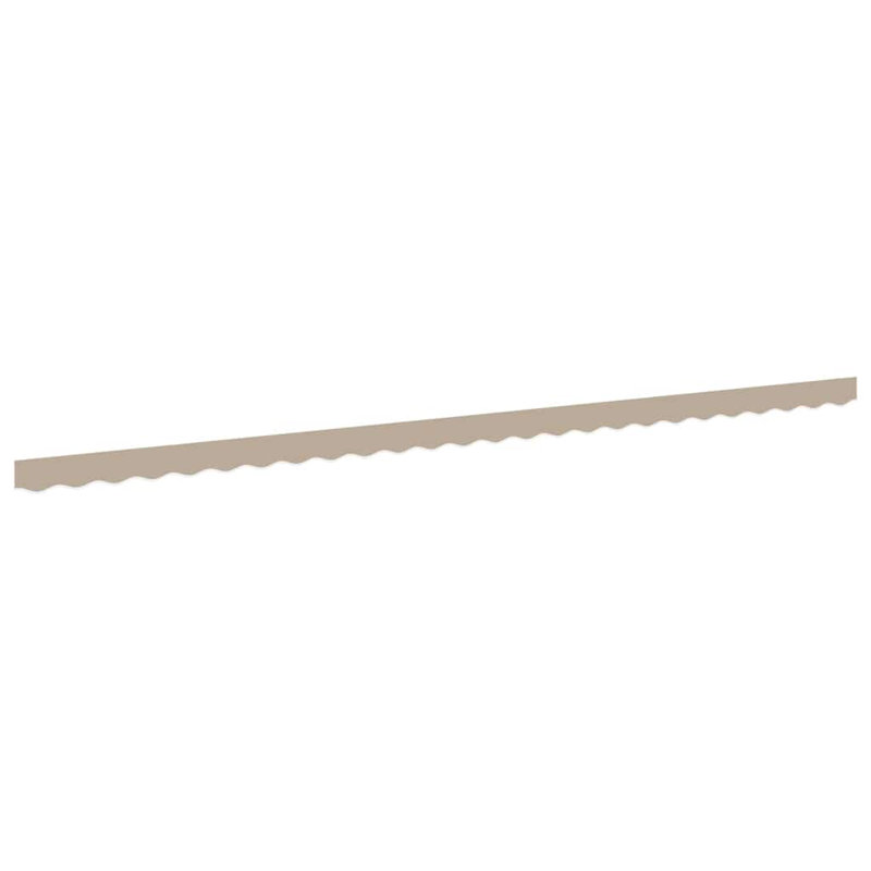 VidaXL 20 D Retractable, Beige/White, Solid Color, 580cm W x 20cm D