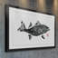 « stripeed bass », reproduction d’art encadrée-424360842