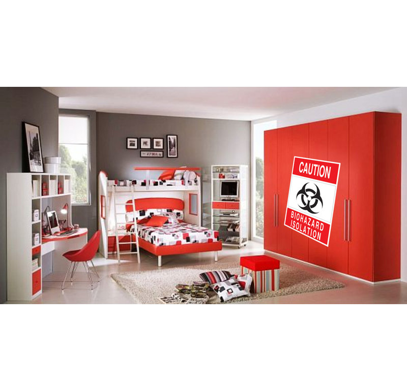 Non-Wall Damaging Wall Decal, 72" H x 48.5" W