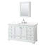 Ensemble de meuble-lavabo simple autoportant 48 po avec plateau en quartz Deborah-98141132-98141129-98141128