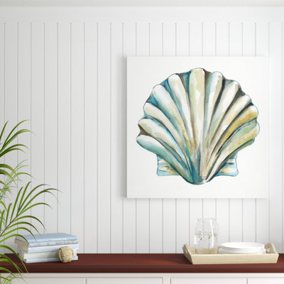 Aquarelle Shells VI by Chariklia Zarris - Wrapped Canvas Painting