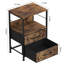 Ensemble de tables de bout à 2 tiroirs Vem de 23,8 po de hauteur-592094946