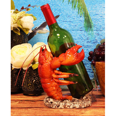 Laforce Tabletop Wine Bottle Rack in Red