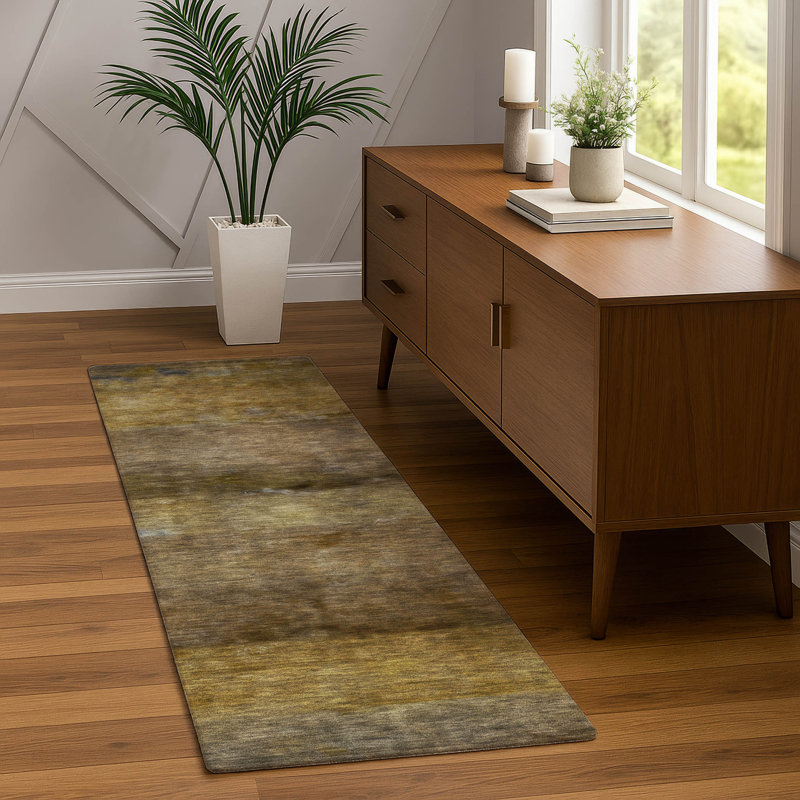 Machine Washable Indoor/Outdoor Matteson ACN2311 Stripes Rug, Runner 2'3" x 7'6"