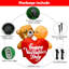 Boule gonflable Kiss Couple Bear