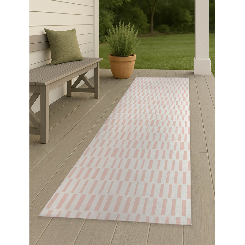 Flat Attack Non-Slip Outdoor Rug, Runner 2'6" x 8'