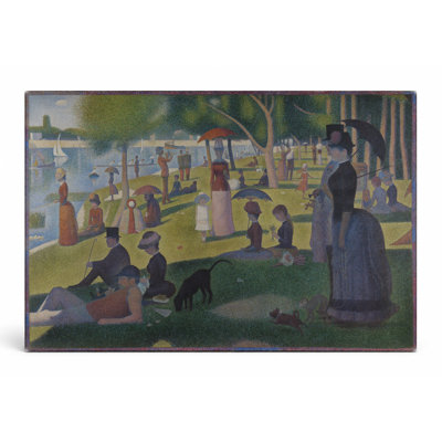 A Sunday on La Grande Jatte (1886) - Art mural sur toile paysage