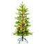 Arbre de Noël avec lumières à DEL blanc chaud, pointes en PE + PVC, fil mémoire à dépliage automatique, structure à charnières et support en métal stable - arbre de Noël à assemblage facile-529767626