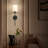 Battery Operated Wall Sconce Set Of 2,White-589346829