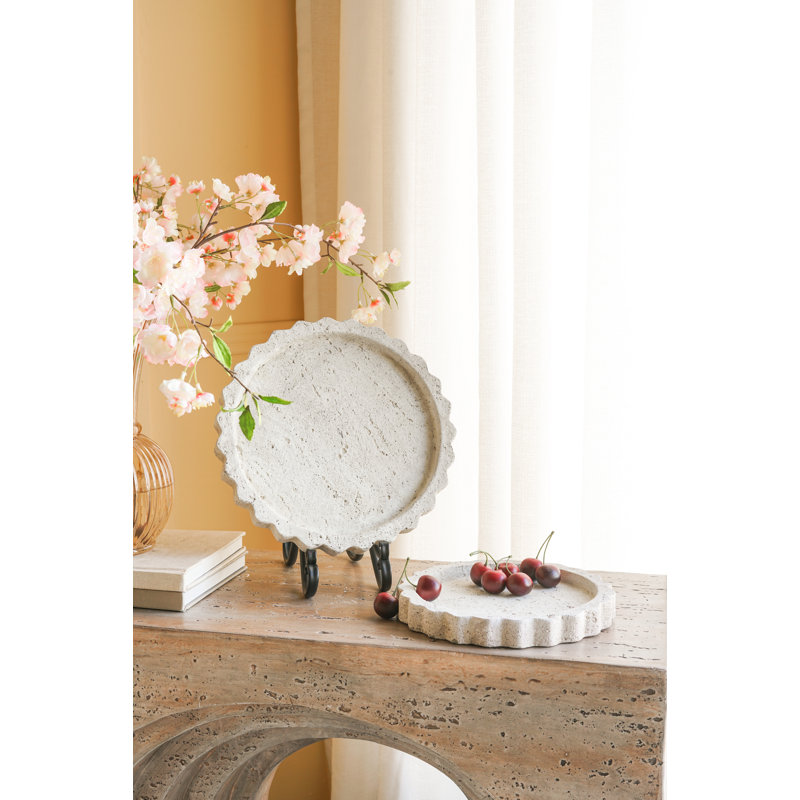 Plateau décoratif D12X1 ", L 12 po x P 12 po x H 1,2 po