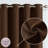 Grommet Room Darkening Linen Textured Curtain-607110986-607110984