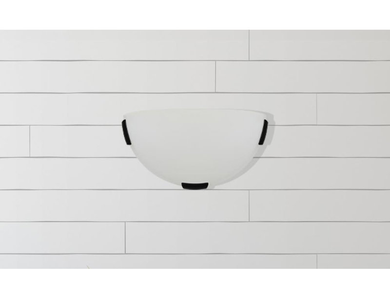 Appliques murales Aimey, Noir, Blanc